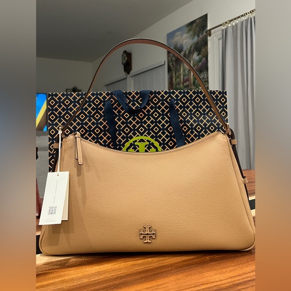 Tory Burch Handbags - Tory Burch Camel Brown (TIRAMISU) Shoulder Bag New Style 2026. Brand new